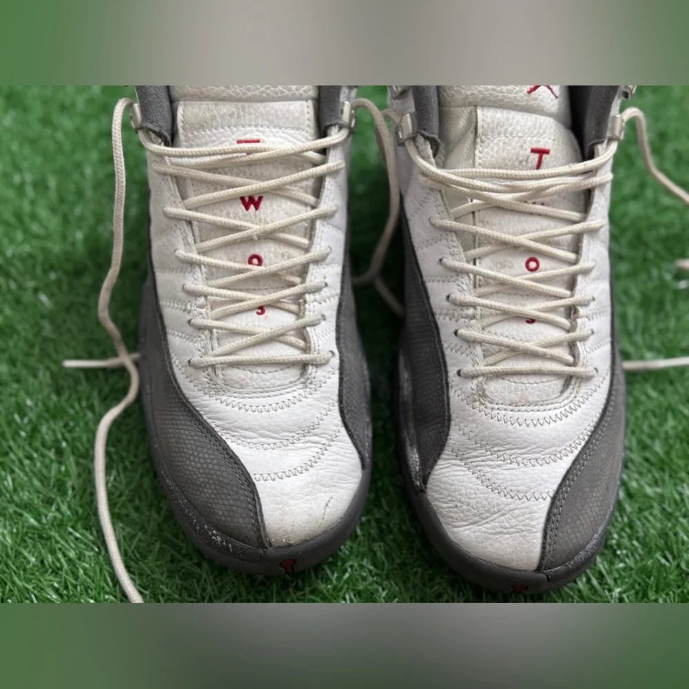 Jordan 12 Retro White‎ Dark GreySize 9.5